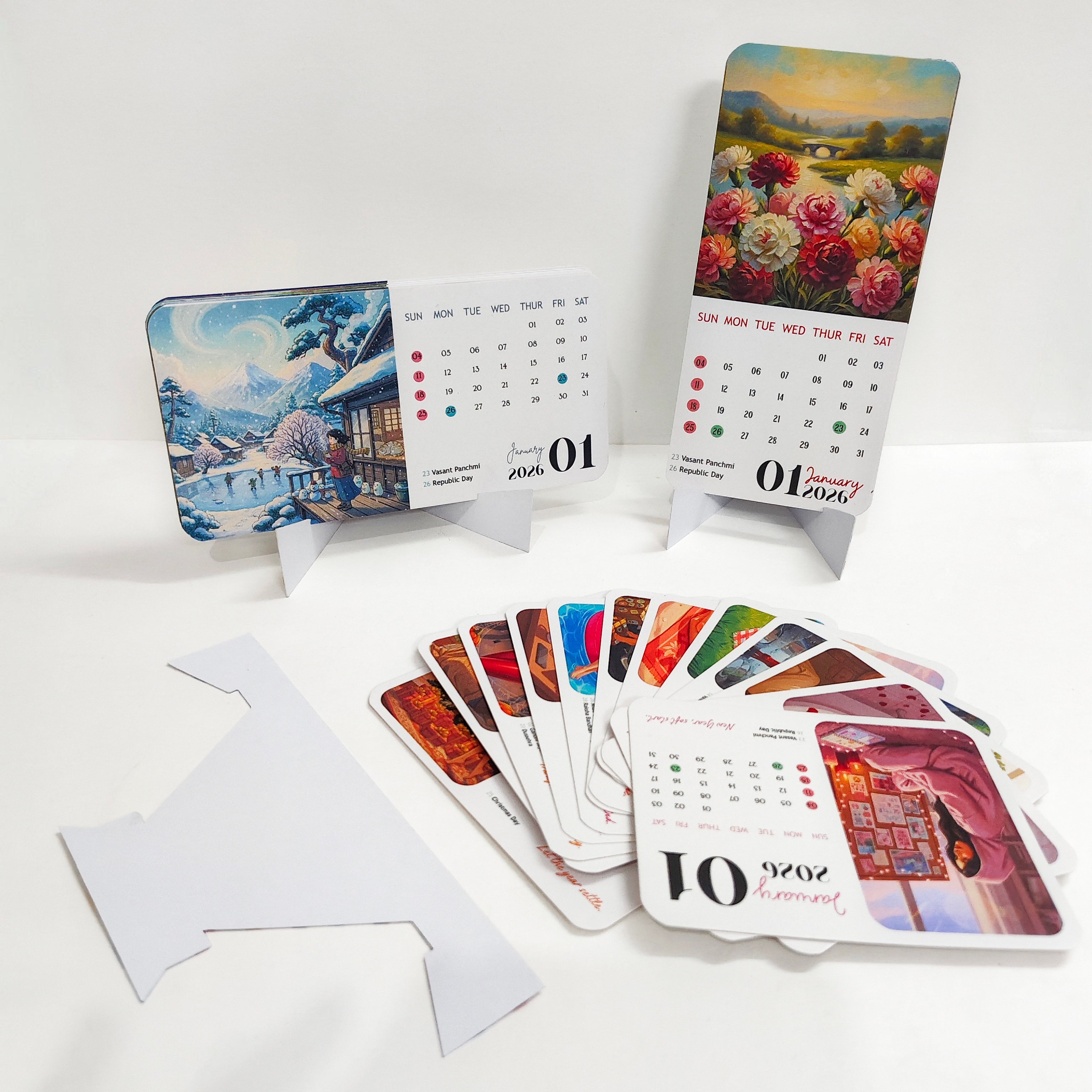 The Gift and Keep 2026 Desk Calendar Collection – Set of 3